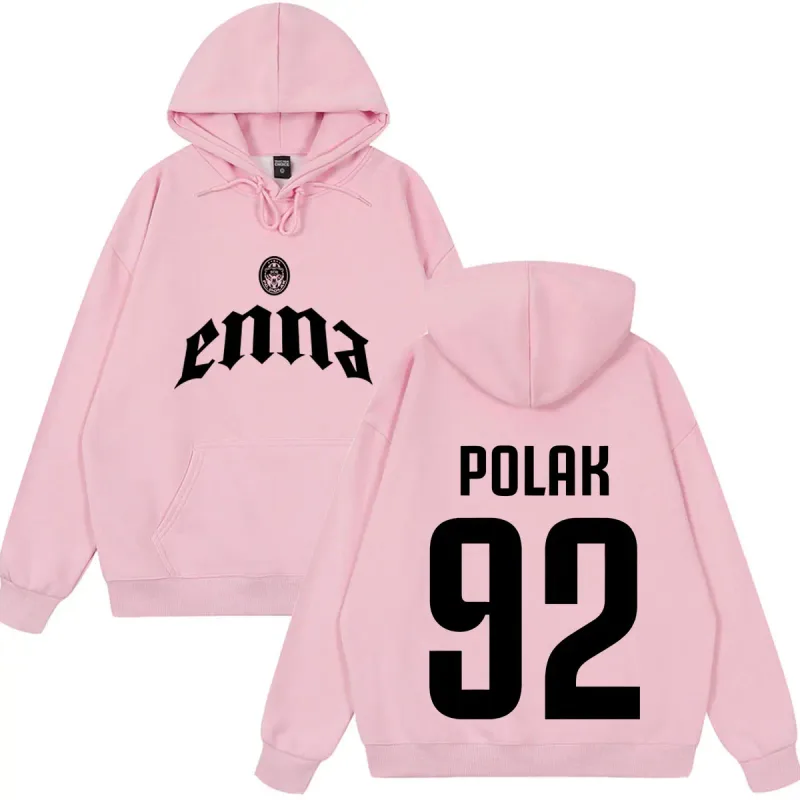 Rapper PLK Enna 2026 Tour Merch Hoodies Men Women Fashion Pullover Long Sleeves Loose Casual Hip Hop High Quality Sweatshirts — image 11