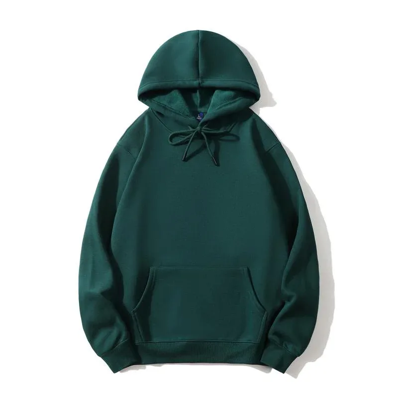 Cetakan Fesyen Hoodie Berkualiti Tinggi Logo Tersuai Kumpulan Peribadi Jenama Sulaman Lelaki dan Wanita Tebal 100 % Kapas Pullover Bulu — image 13