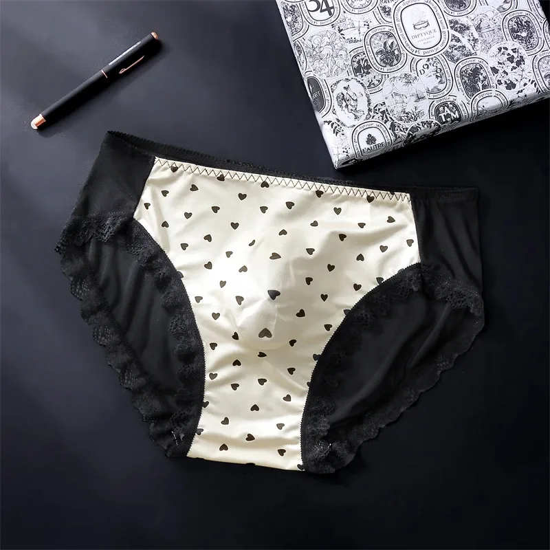 Roupa interior masculina macia arco impressão renda calzoncillos hombre 3d espaço adultos 18 plus size cueca nude sentimento sissy cuecas masculino — image 9