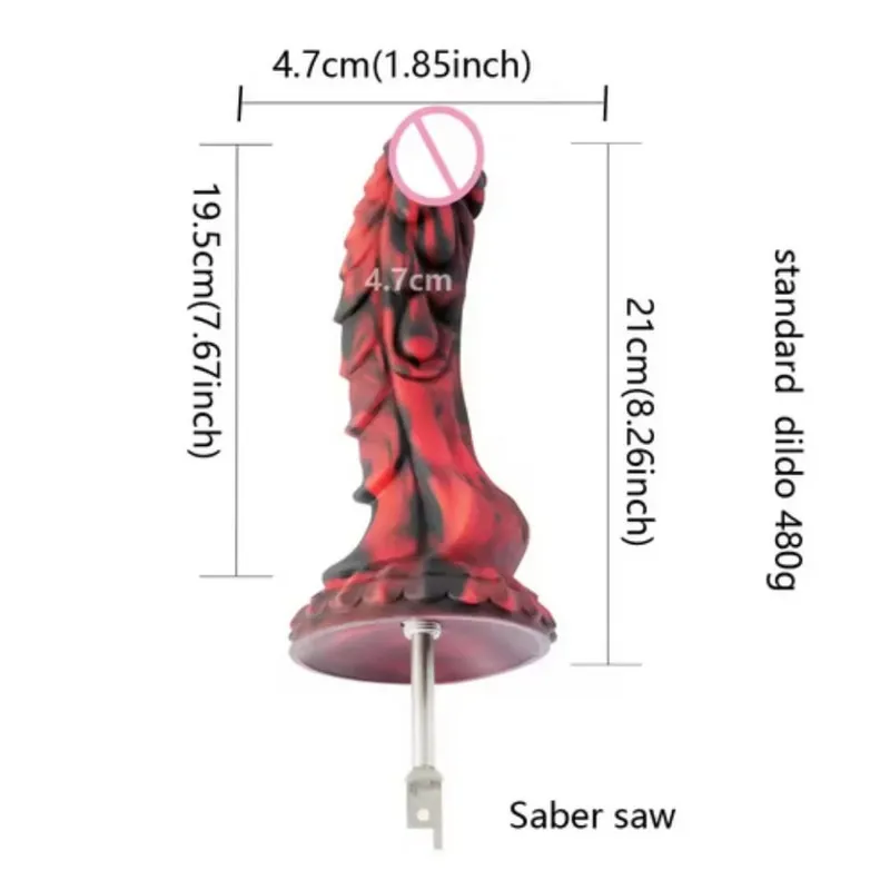 Saber Jigsaw Reciprocating Saw Large Silicone Dildos Reciprocating Saw 3XLR VAC-U-LOCK Adapter Attachments Sex Machine