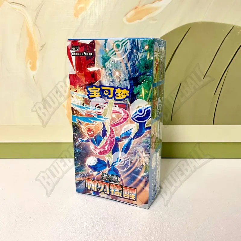 Originální pokemon Scarlet Violet Gem Pack Vol6 Tenká krabička TCG Sběratelská bitva Sběratelské karty Zjednodušená čínská verze Hračky Dárek — image 3