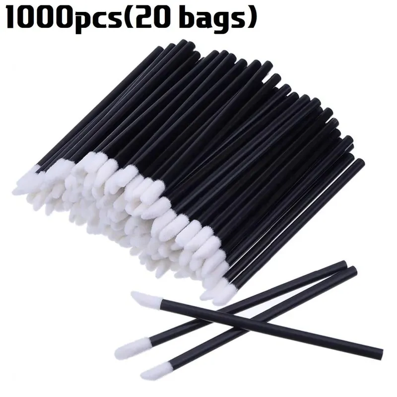 Bulk 50/500/2000Pcs Lip Brush Professional Applicators Wholesale Lipstick Wands Women Lip Gloss Brushes Make up Tool Accessories — image 9