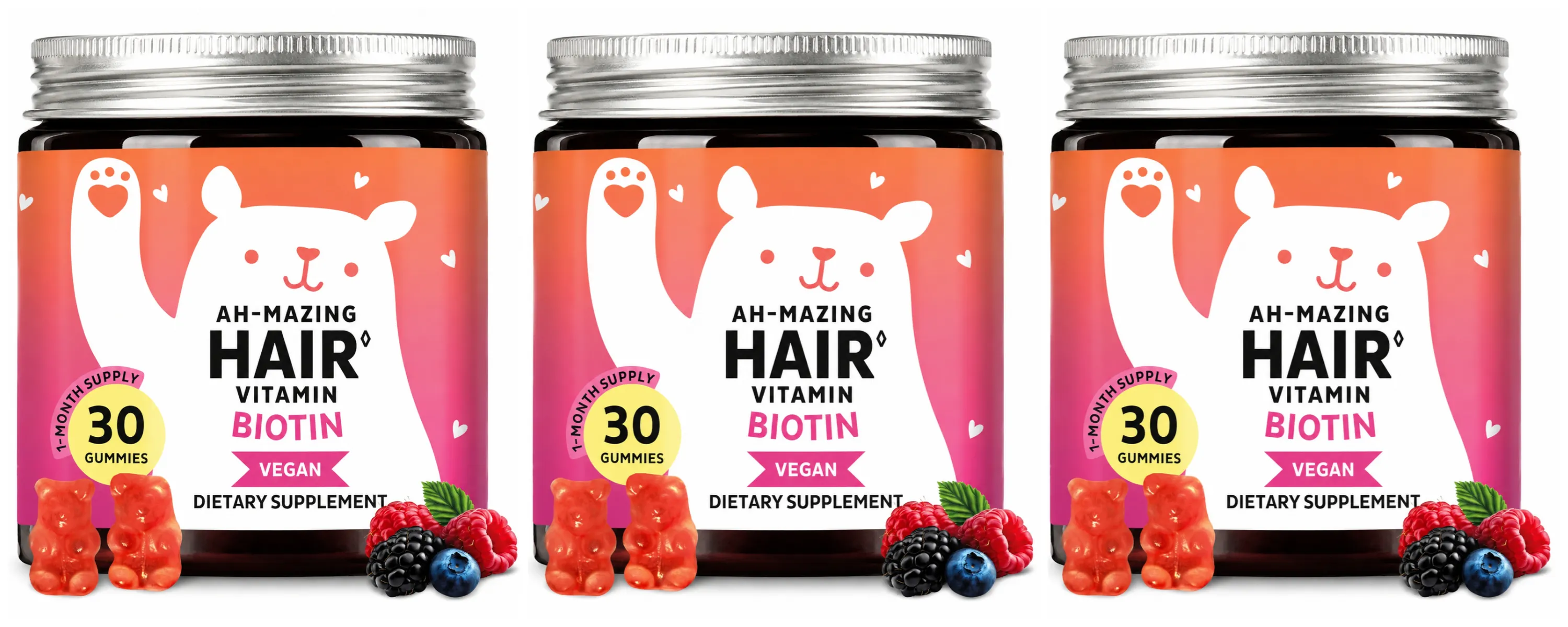 Biotin Gummies 5000 Mcg Hair Skin Nails Support Vegan Beauty Vitamins 30 Gummies Daily Wellness Supplement — image 9