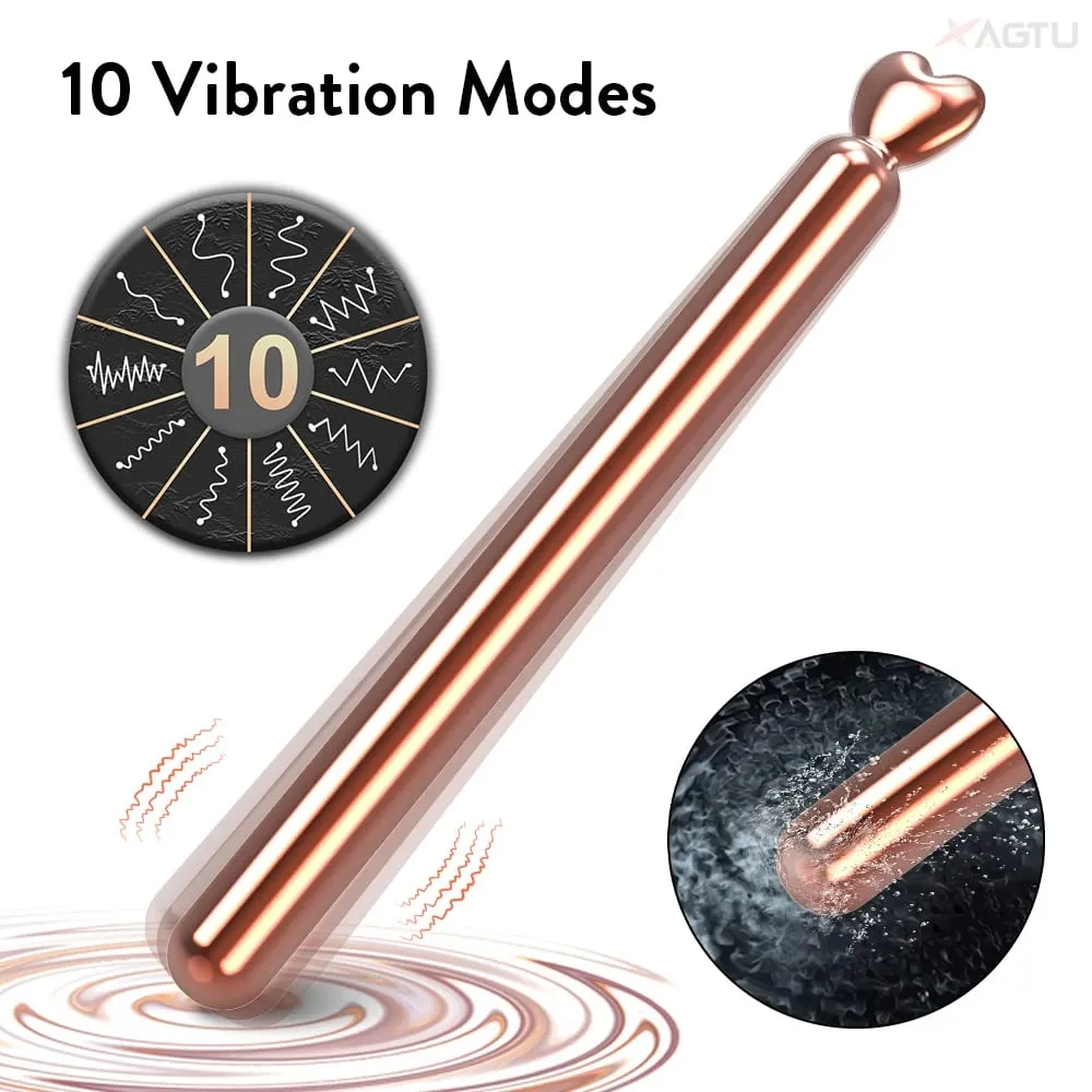 Vibrating Anal Sex Toy สำหรับเริ่มต้น 0.43 นิ้ว Bullet Vibrator Anal Plug สำหรับเกย์นวดต่อมลูกหมาก Butt Plug ผู้ใหญ่สินค้า — image 3