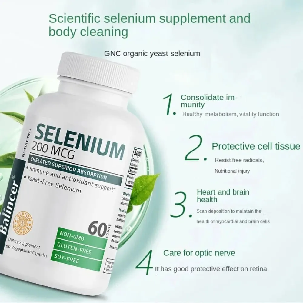 Selenium - Natural Antioxidant Supplement That Helps Strengthen The Immune System and Maintain Heart Health — image 4
