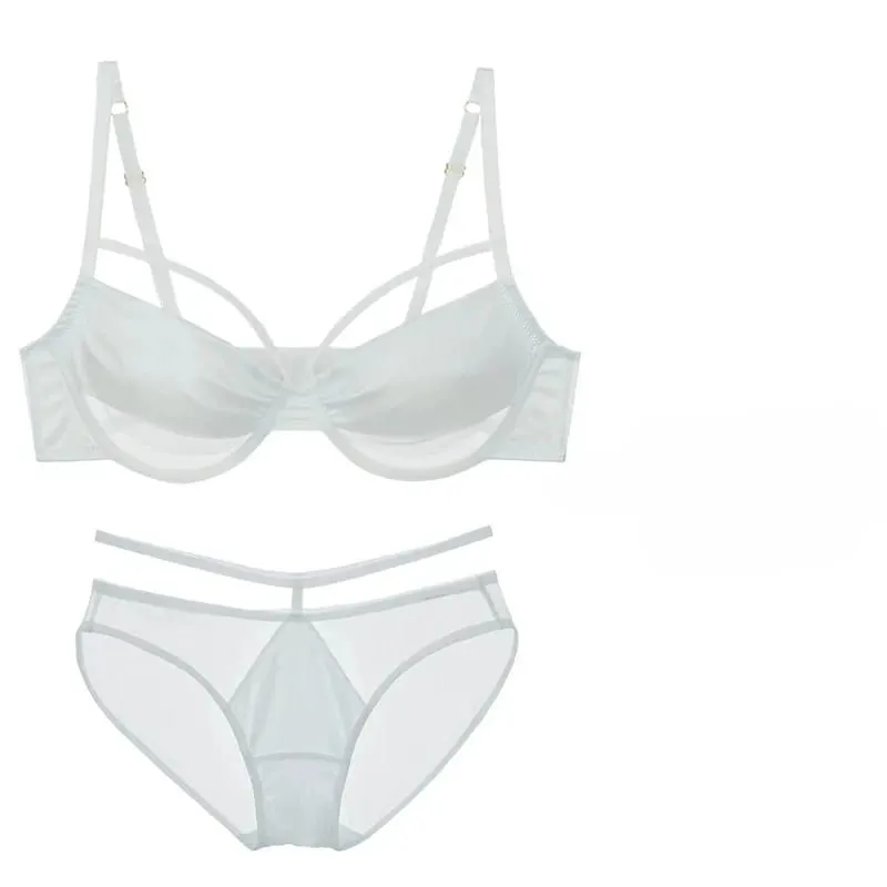 Ladies New Thin Cup Slimming Lingerie Set Soft underwire Push Up Bra Minimizing Effect Gathers Side Bulge Anti Sagging Soft — image 6