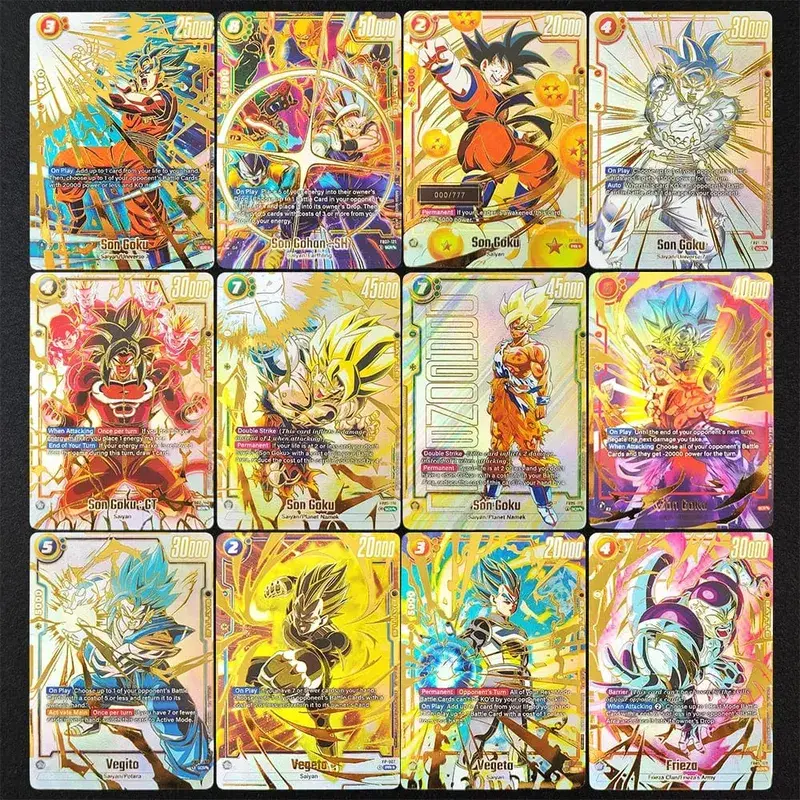 DIY Dragon Ball Super Son Goku FB05-119 Gogeta FB06-097 Broly FB06-120 Super Alternate Art Manga English TCG Anime Cards — image 12