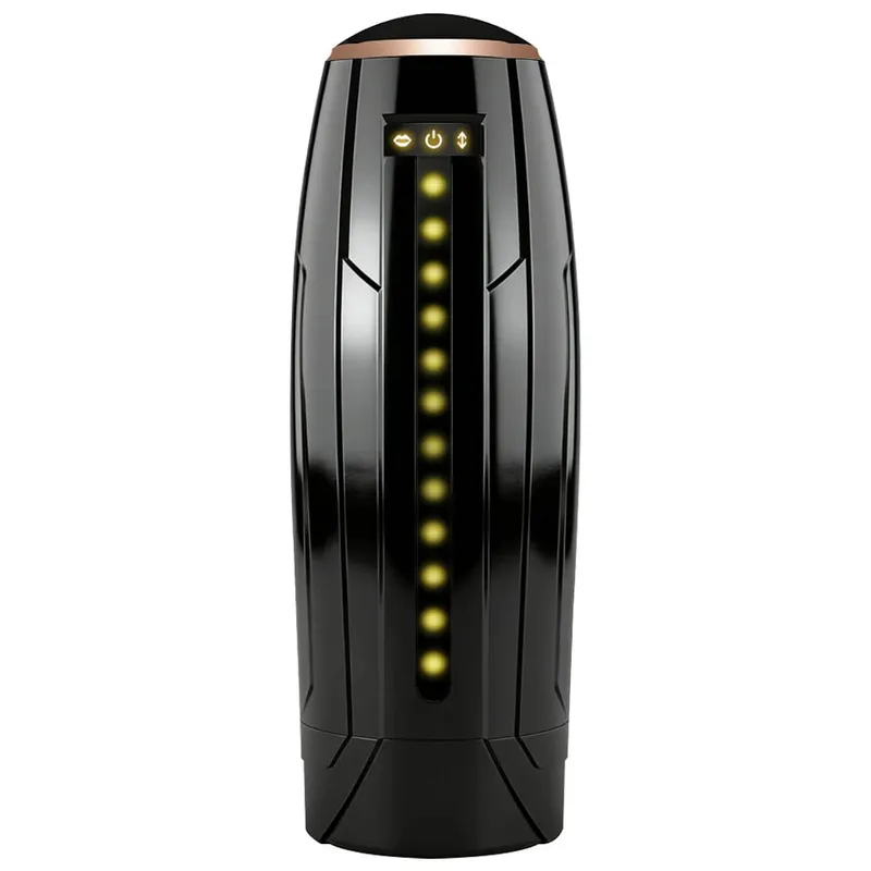 Electric 10 Frequency Telescopic Sucking Vibration Massagator Male Penis Desensitization Training Masturbator Adult Products
