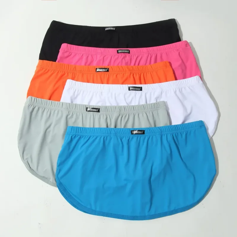 Calças de pijama de seda independentes de duas peças dianteiras e traseiras atacado e agência de comércio exterior roupa interior masculina — image 1