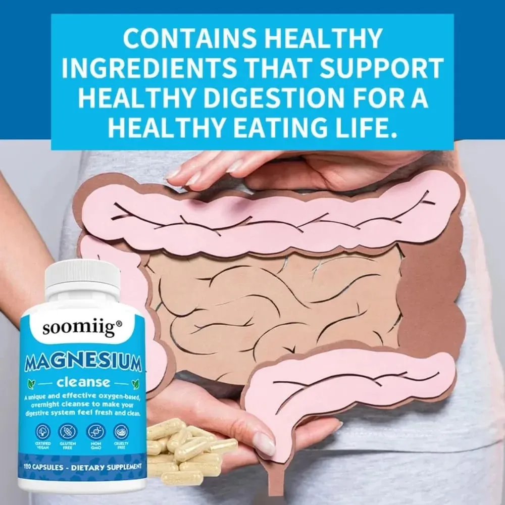 Magnesium Colon Cleanse Detox Occasional Constipation Relief Natural Ingredients Beneficial for Digestion and Gut Health — image 4