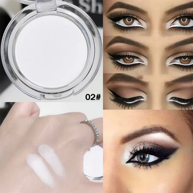 Muge Leen Long Lasting Single Eye Shadow Three Textures for Eye Makeup & Facial Brightening Cosmetic Gift — image 4