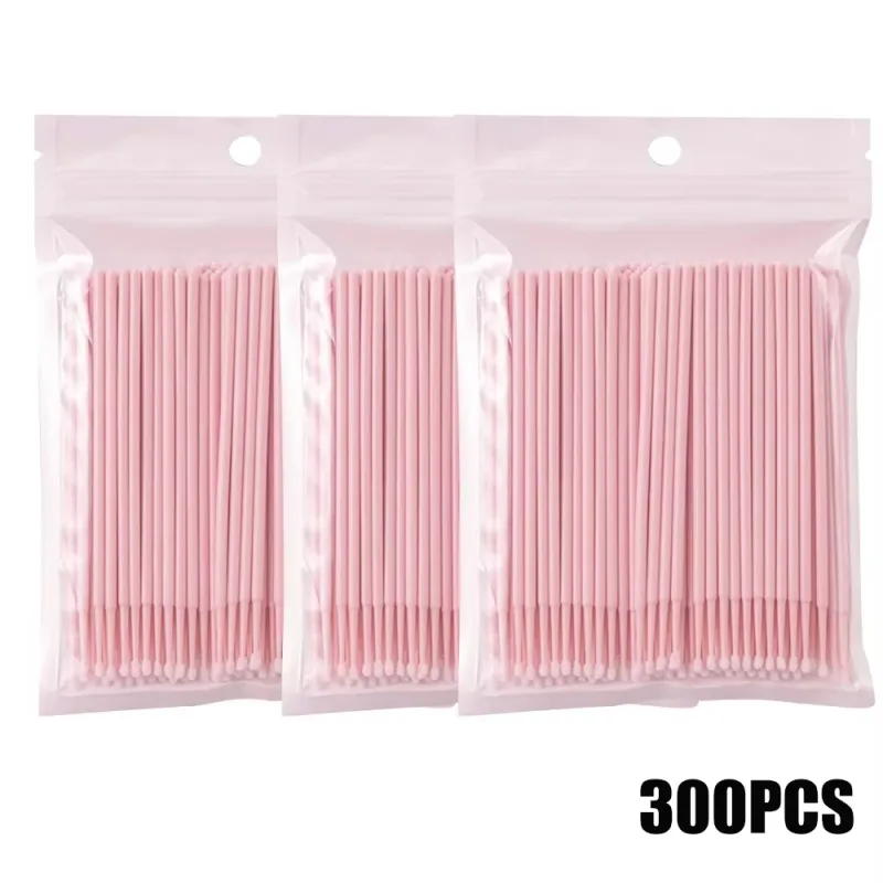 300/2000pcs MicroBrush Eyelash Cleaning Brush Lash Extension Individua Tools For Eyelashes Removing Swab Micro Makeup Brushes — image 14