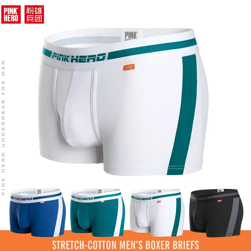 Fashion Men Shorts Men Comfortable Cotton Underwear Boxer Briefs fancy underwear boxers for men boxer shorts — image 5