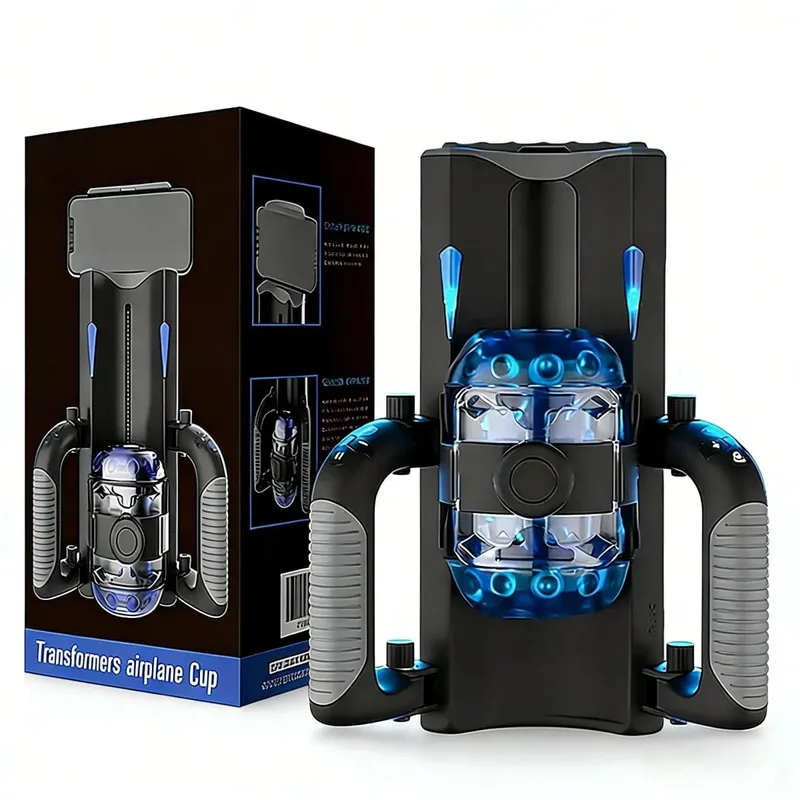 2026 New Automatic 12cm Thrusting Rotating Handle Phone Stand Male Mastusbafor Cup Pocket Puzzy Blowjob Machine Sex Toys For Men — image 7
