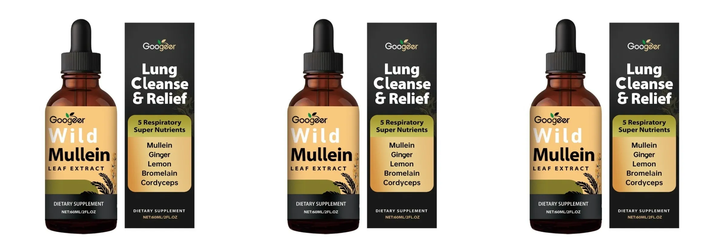 Mullein Leaf Extract Liquid Drops Comprehensive Herbal Wellness Support Natural Daily Dietary Supplement Daily Care 60ml — image 9