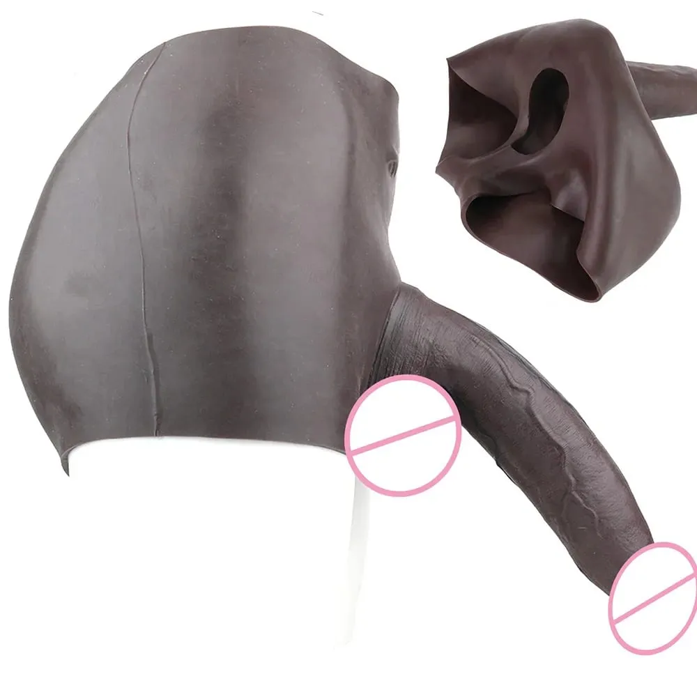 Black Realistic Penis Sleeve Pants Silicone High Waist Male Strap-On Dick Extender Delay Ejaculation Couple's Sex Tools — image 5