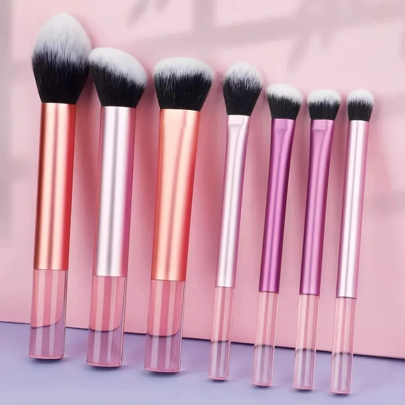 Makeup Brushes and Sponges Set Purple Makeup Puff Beauty Egg Headband Wristband Remover Kit Makeup Tool Gift 20-28pcs — image 13
