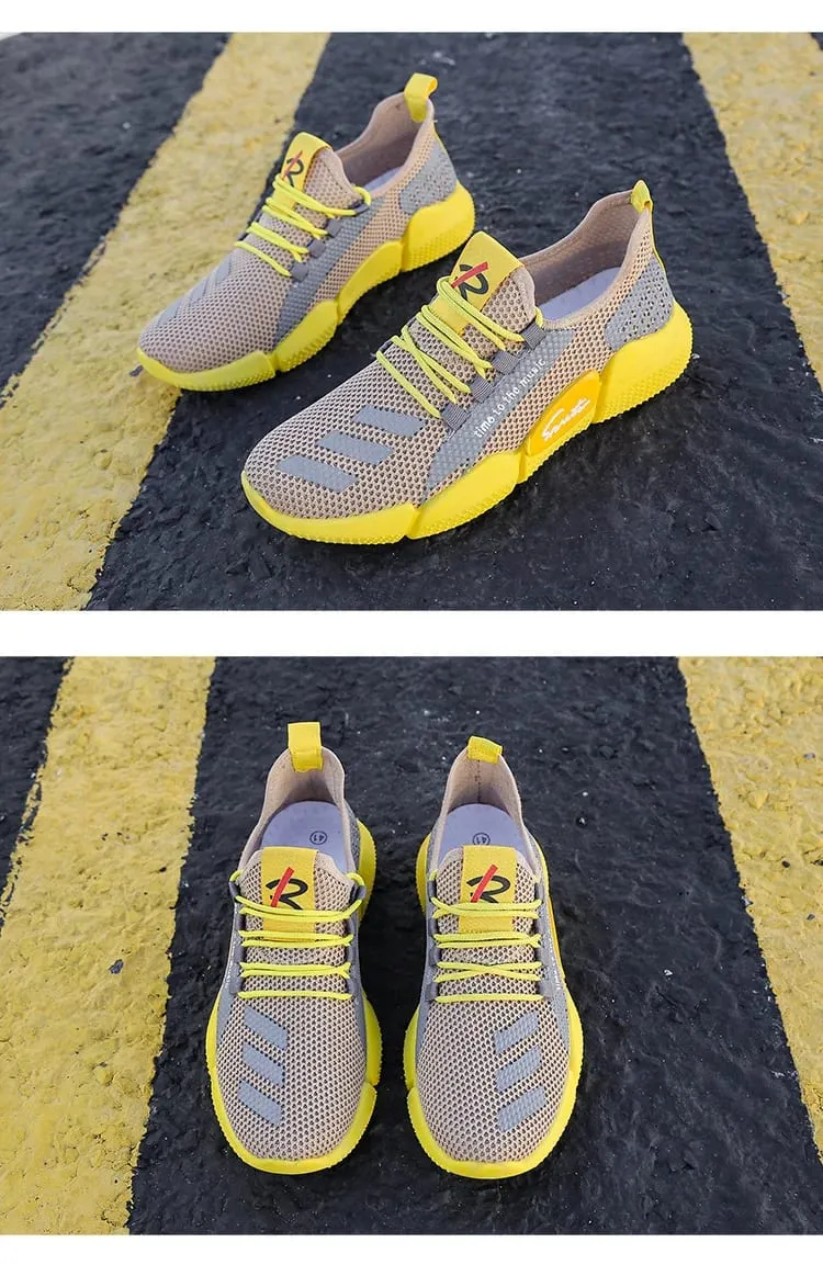 Men's Casual Sneakers Breathable Comfortable Walking Shoe Lace-up and Anti-slip Athletic Jogging Tennis Shoe Large Size 39-44 — image 6