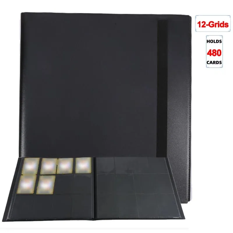160/360/480/540 Cards Capacity Pocket Holder Binders Albums For Game Card Book Sleeve Holder Large-capacity Card Binder Notebook — image 21