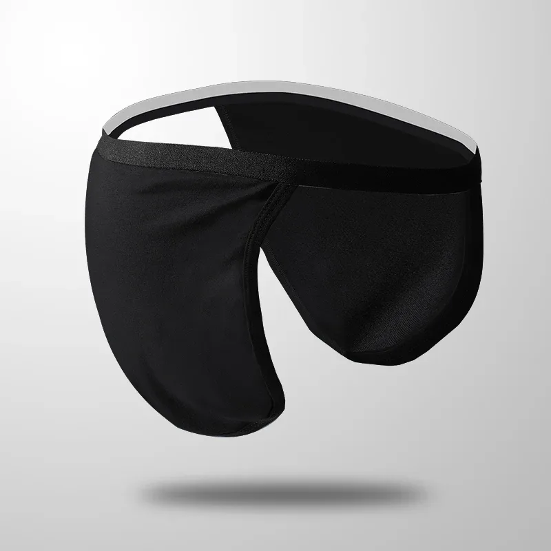 3PCS Men's Japanese Style Fundoshi Cotton Underwear, Breathable Comfort Sports Thong for Men, No Pouch, Sexy Loincloth Private