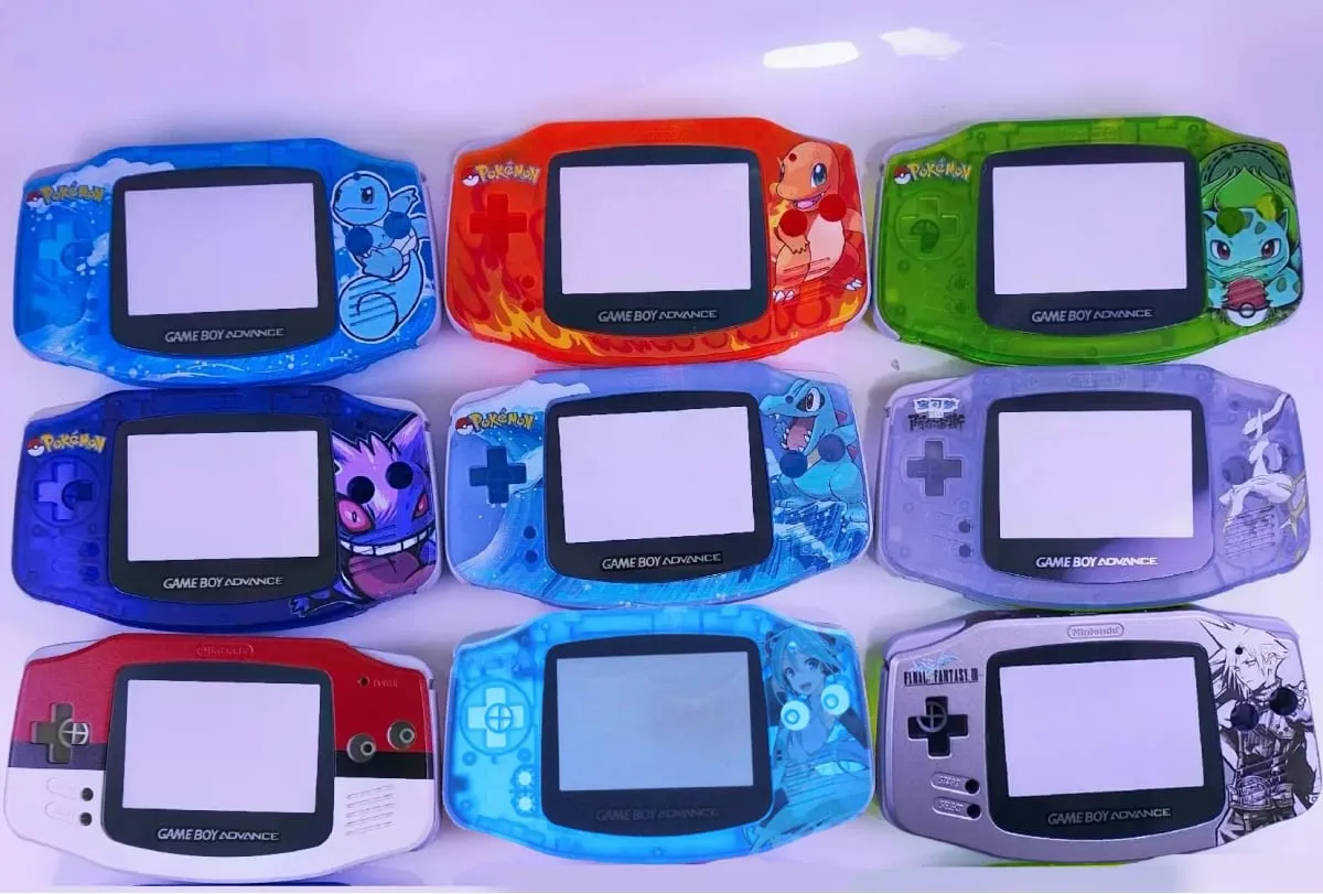 Pokémon GBA Shell IPS Full Set Housing Shell Cover for Console GBA Case Shell — image 1