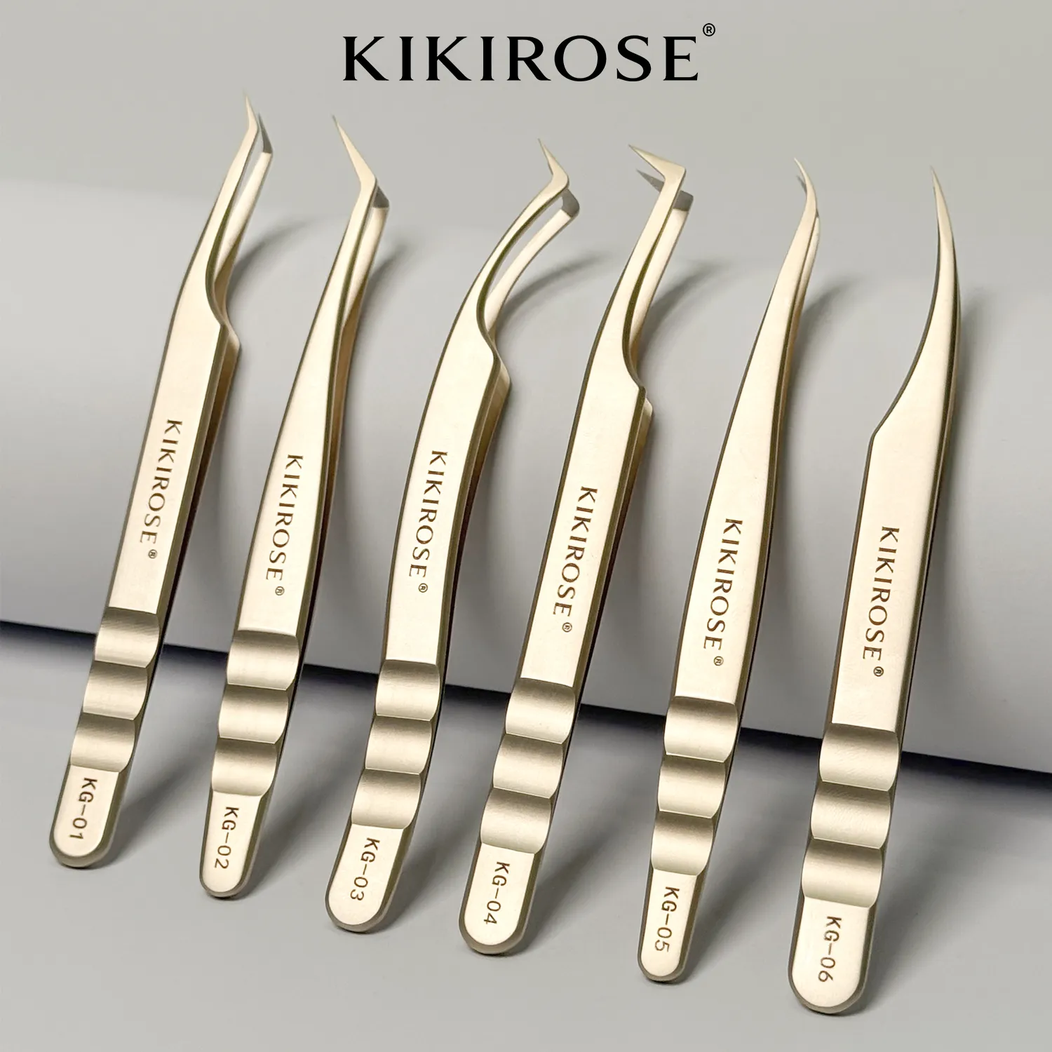 Precision Lash Applicator Tweezers for Eyelash Extension Cluster Lashes False Eyelash Stainless Steel Salon Makeup Tool — image 1
