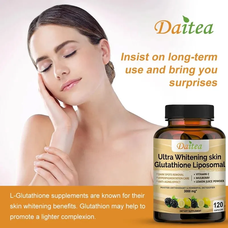 Liposome Glutathione with Vitamin C Helps Detoxify Whiten Skin and Antioxidant Anti-aging — image 3