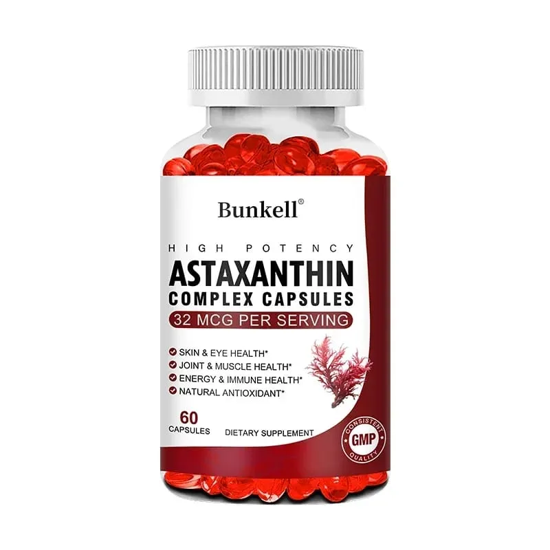 Antarctic Krill Oil 120mg Astaxanthin 32mcg Capsules(EPA DHA) Support Joint and Skin Immunity Cardiovascular Health — image 11