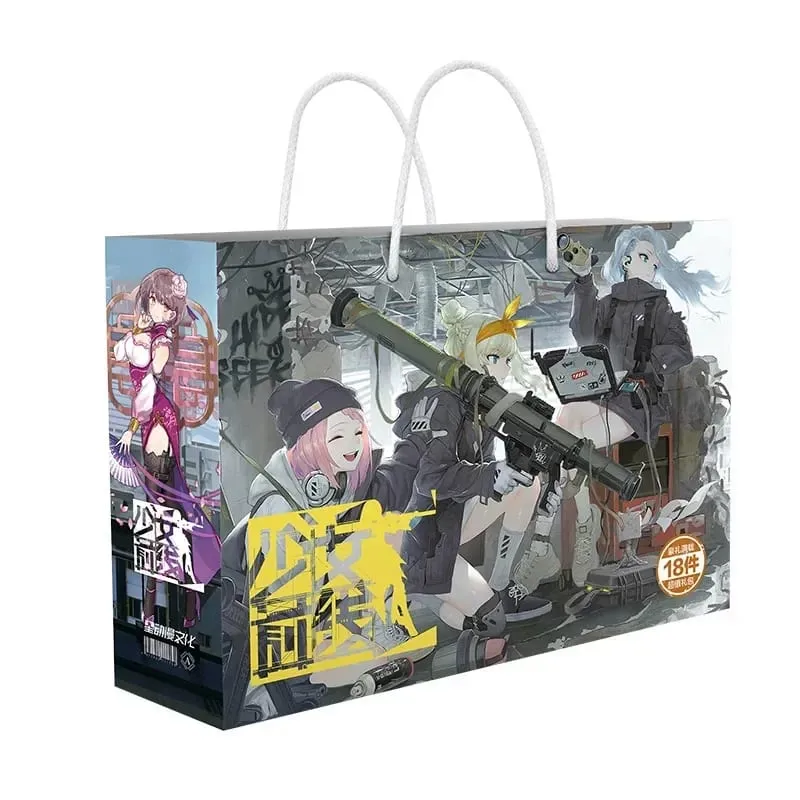 Sac cadeau porte-bonheur Anime Bungou Stray Dogs Haikyuu, jouet de Collection comprenant une carte postale, un signet, des cartes Lomo, figurine Genshin Impact — image 8