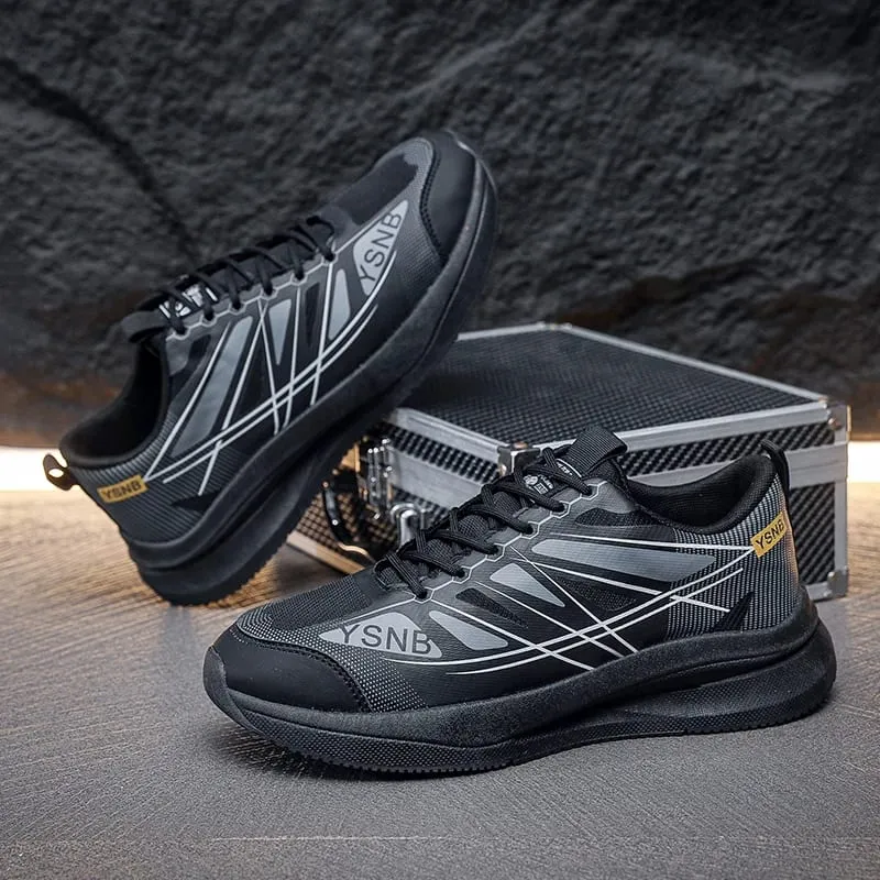 Men Minimalist Mesh Casual Sneakers Flexible Outsole Shock Absorb Footbed Short Distance Outdoor Footwear — image 2