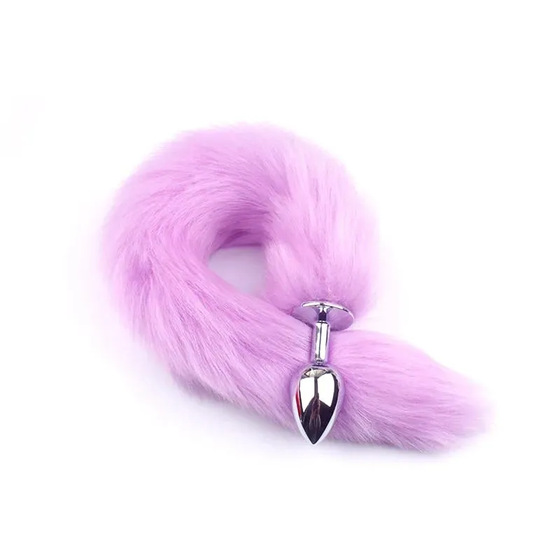 Foxtail Role Playing Metal Butt Plug Adult Sex Toys SM Anal Sex Toys Suitable Beginners Male Female Couples in Various Colors — image 13