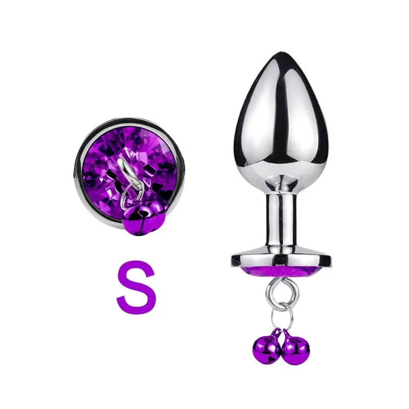 3 Sizes Metal Bell-shaped Anal Plug Traction Chain Anal Massage Prostate Stimulation Massage Tools Adult Sex Toys For Couples — image 15