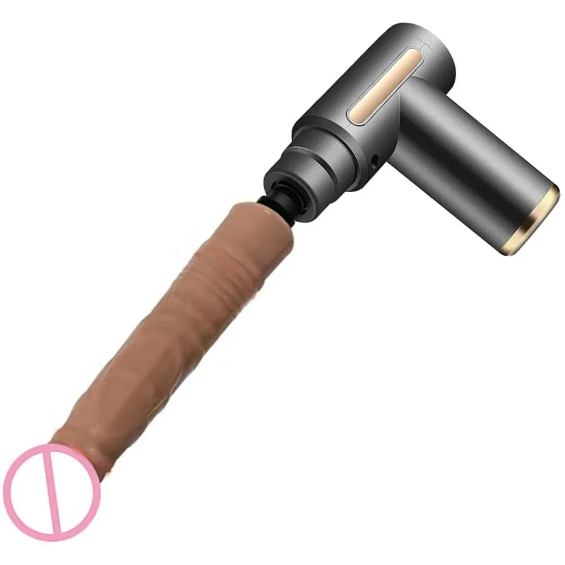 Sex Massager Muscle Massage Gun Fascial Gun High Frequency Vibration Variable Speed Female Vaginal Vibrator Dildo Sex Toys — image 1