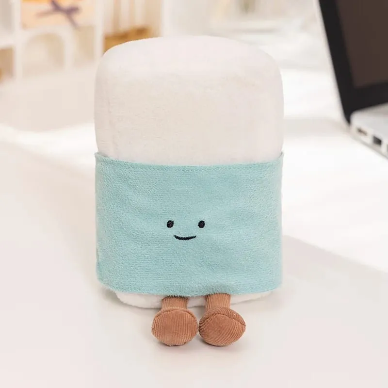 Kawaii Stationery Commodity Plush Toy Stuffed Humanoid Ruler Book Pencil Sharpener Eraser Pillow Decoration Gift — image 14