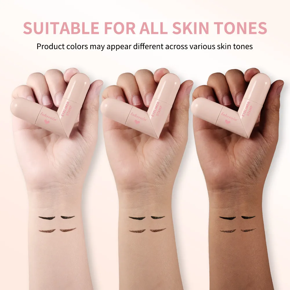 Lakerain Eyeliner Stamp Heart Pattern Precision Liner Long Lasting Color Portable Eye Liner Essential For Makeup Beginners — image 6
