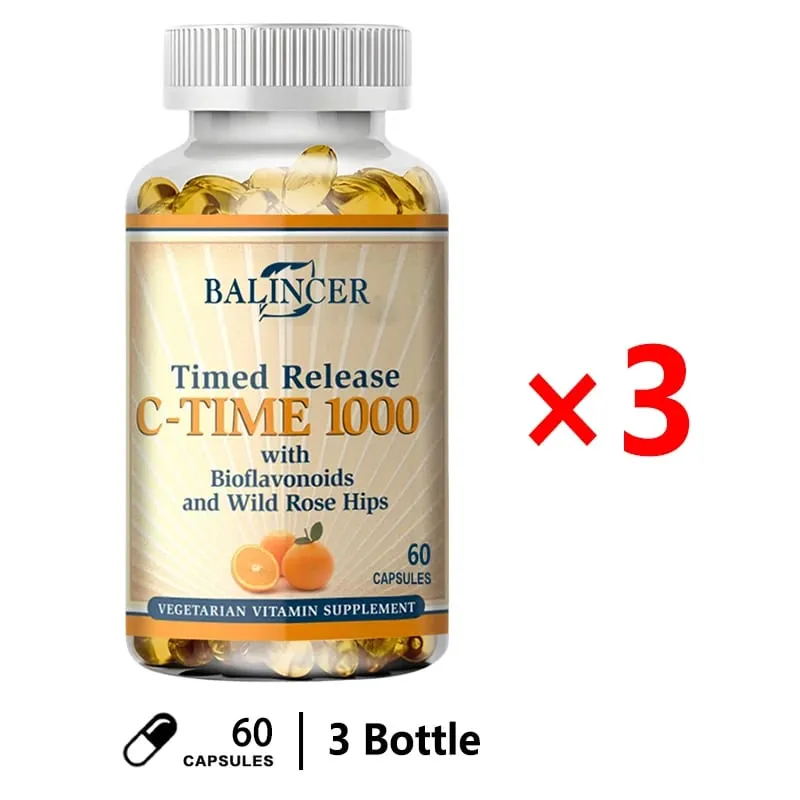 Vitamin C Capsules 1000mg Antioxidant Support Immune Wellness Collagen Synthesis Skin & Bone Joint Health 30/60/120 Capsules — image 11