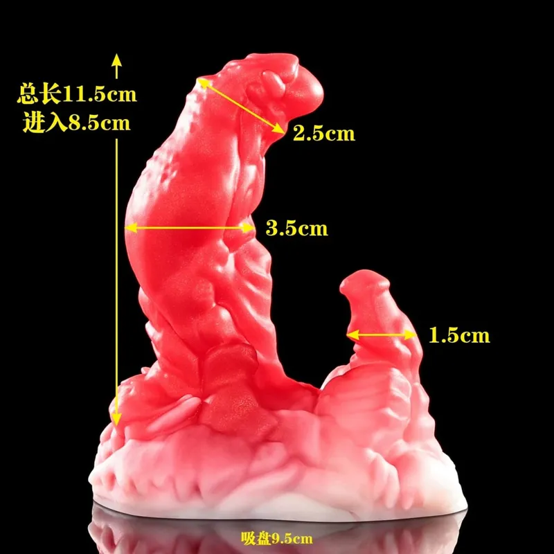 12 Zodiac Signs Series Alien-shaped Penis Realistic Dildo Vaginal Anal G-spot Stimulator with Suction Cup Orgasm Adult Sex Toys — image 10