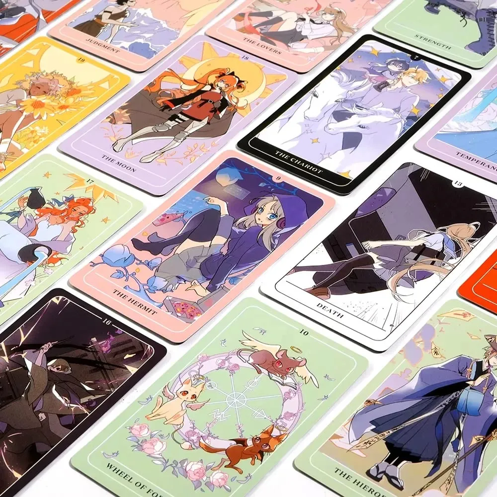 10.3*6cm Anime Tarot Deck Explore The Archetypes Symbolism And Magic In Anime Modern Anime Characters — image 4