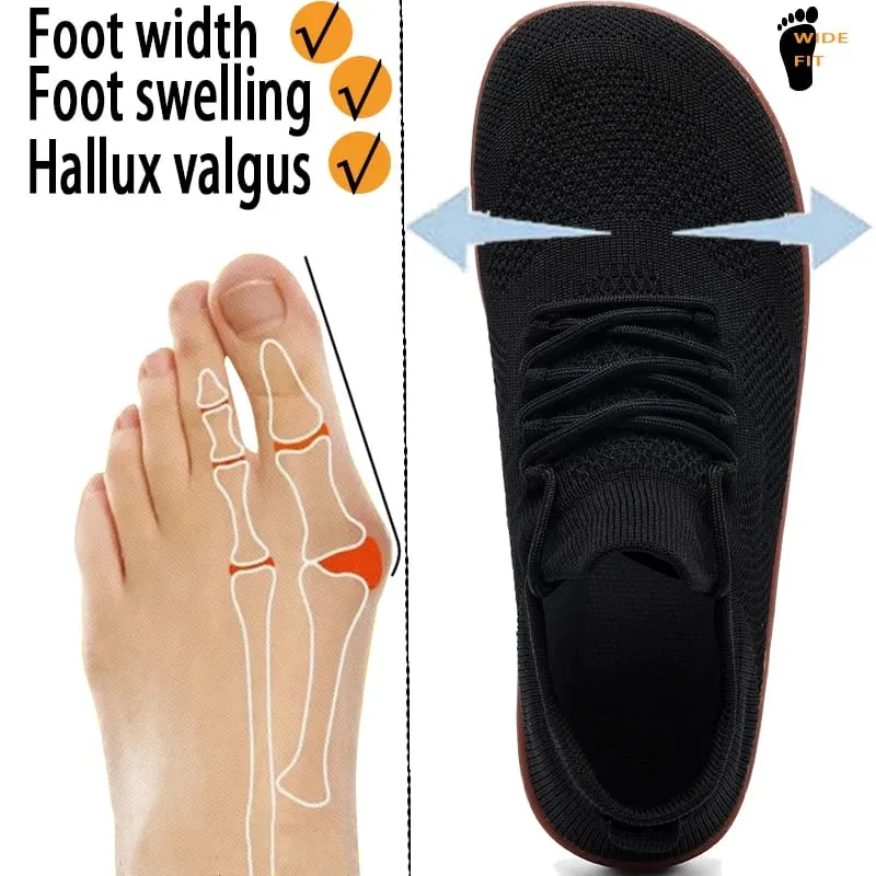 Minimalist Barefoot Shoes Unisex Lightweight Breathable Zero Soles Wide Toe Men's Running Shoes Outdoor Casual Walking Shoes