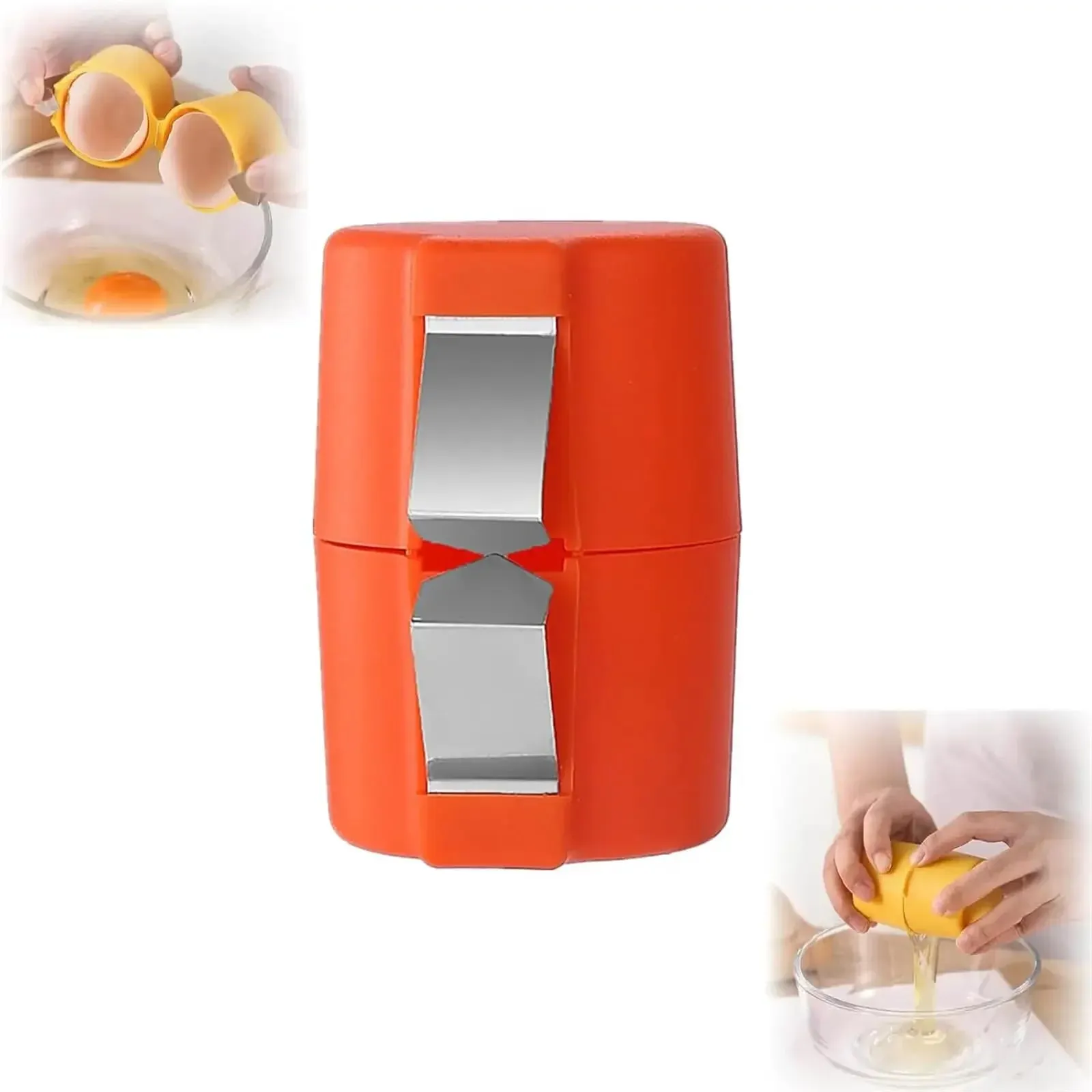 1/2pcs Multifunctional Egg Shell Opener Handheld Egg Cracker Separator Tool Eggshell Cutter Easy Open Kitchen Gadget for Raw Egg — image 14