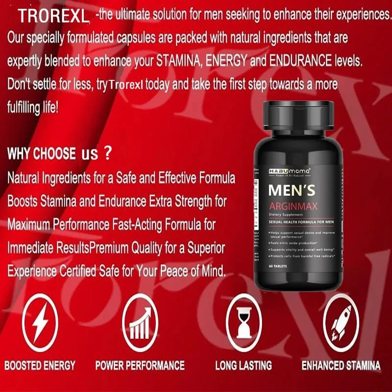 Highest Potency L-Arginine Pills Male Enhanceing Supplement-Performance Boost Enhanced Strength — image 6