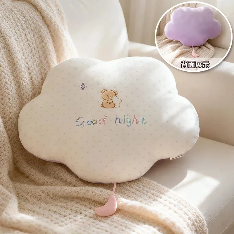 New Stuffed Cloud Moon Star Plush Pillow Soft Cushion Toys For Children Baby Kids Girl Christmas Gift Room Car Decor