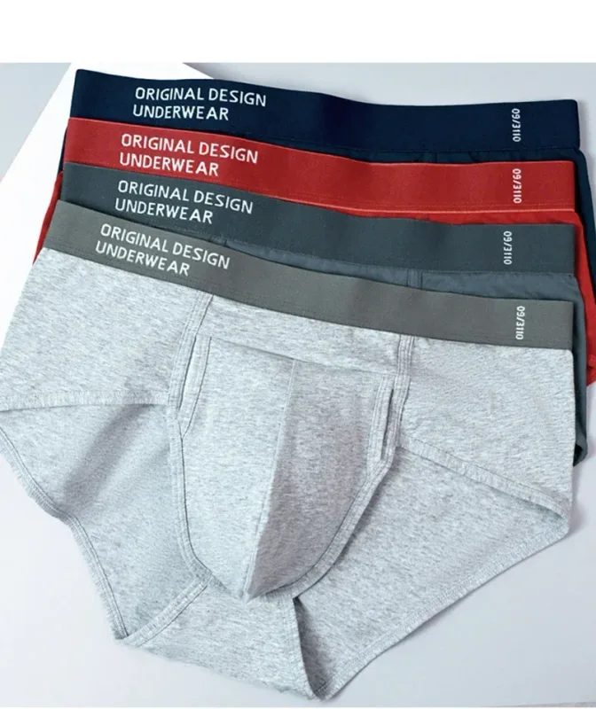 Men's Cotton Briefs High Quality Comfortable Underpants Breathable Soft Underwear Male Large Size U Bulge Pouch Panties Cueca — image 14