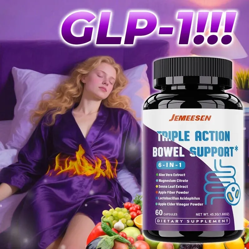 Intestinal Supplements with Psylium Husk Powder Apple Cider Vinegar Promotes Intestinal Health Metabolism Digestive Health — image 2
