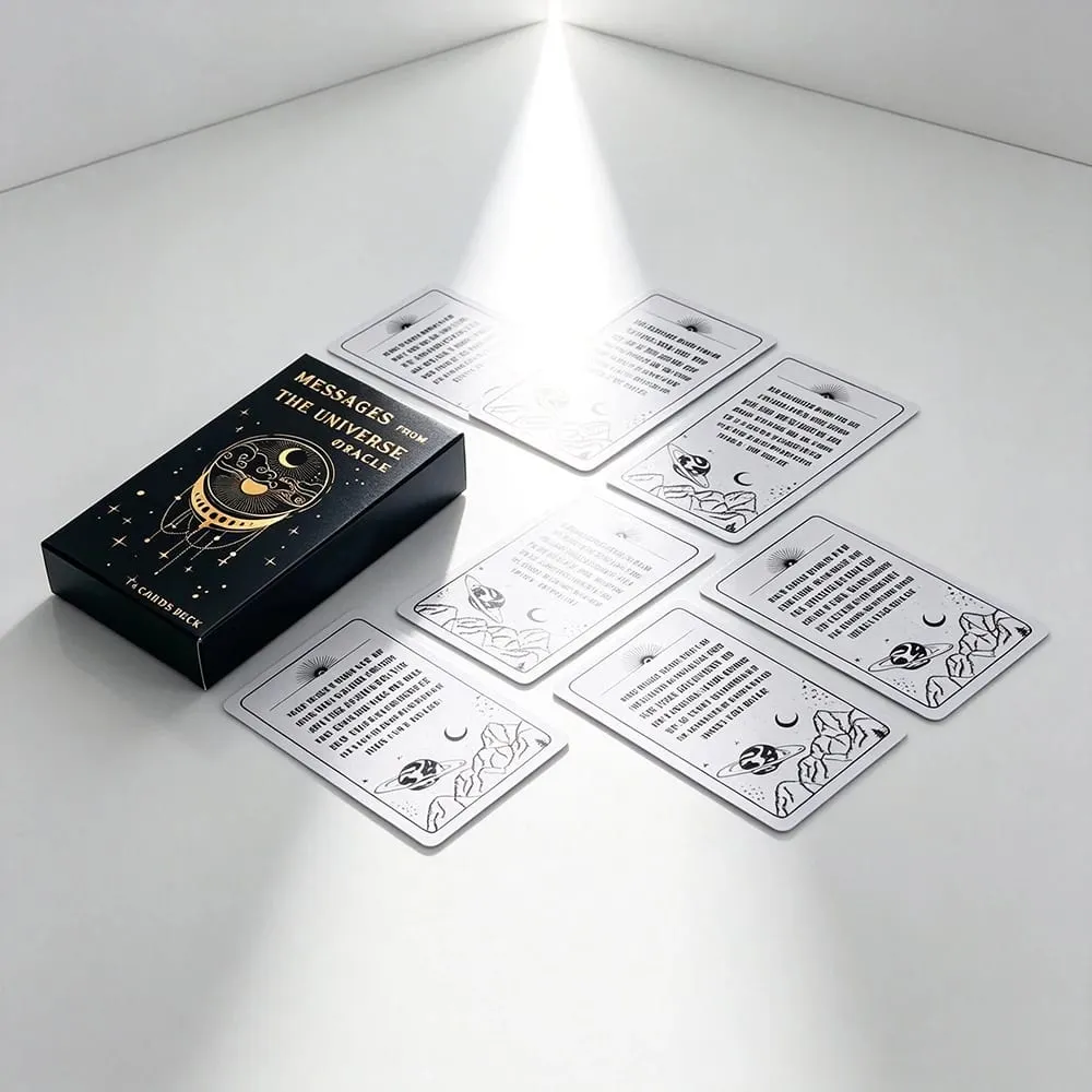 Messages From The Universe Oracle Cards 54 English Version Divination Spiritual Guidance & Daily Inspiration Cards for Beginners — image 3