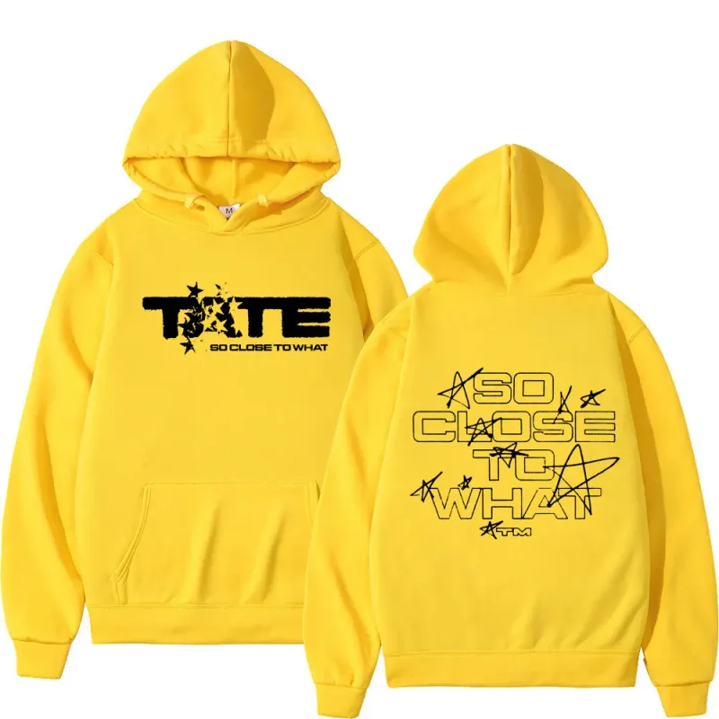 26Men Women Clothing Long Sleeve Hooded Sweatshirts Tate McRae So Close To What Album Hoodies Fleece Vintage Oversized Pullovers — image 18