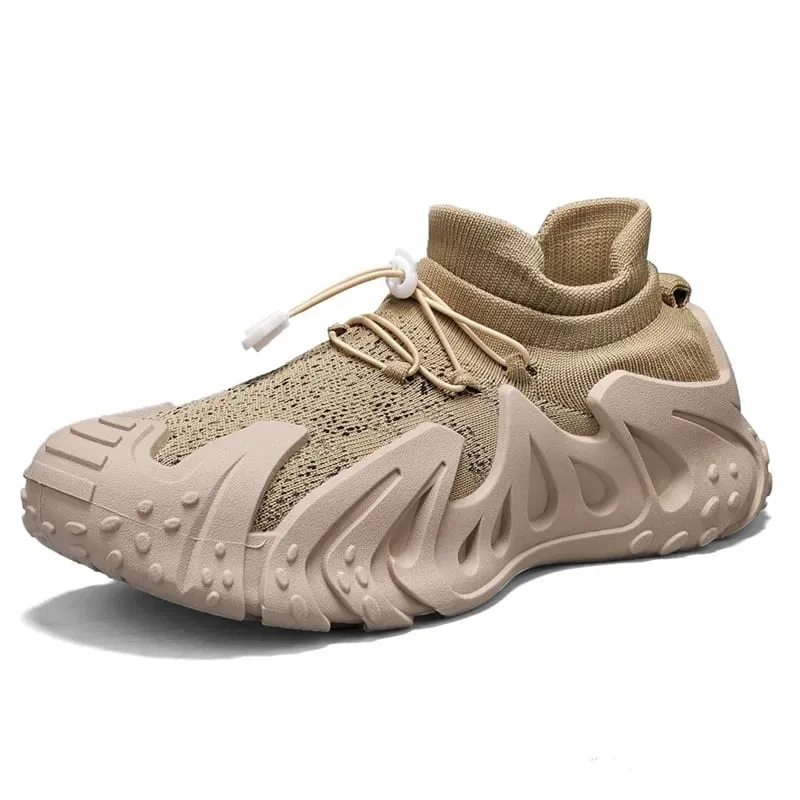 Men's mesh casual sneakers four seasons breathable light soft-sole anti-slip comfort walking shoes outdoor sports running shoes — image 8