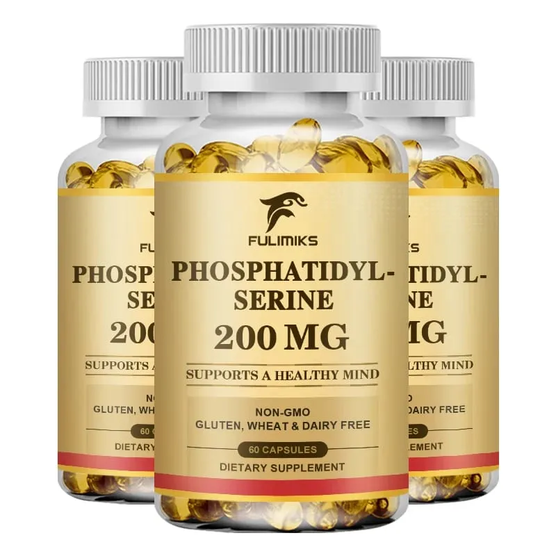 Phosphatidylserine Capsules Boosts Brain Vitality Improves Focus Memory Learning Ability & Daily Cognitive Health — image 9