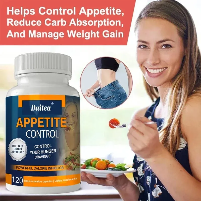Daitea étvágycsökkentő kapszula – szerves C-vitamin anyagcsere súlykontroll Erőteljes kalóriacsökkentő — image 6