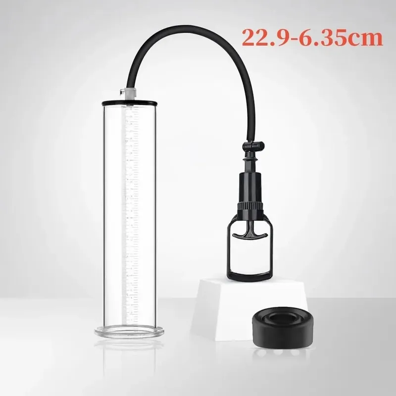 Masculino pênis bomba manual de vácuo pênis ampliador brinquedos sexuais para homem pênis ampliação extensor treinador adultos produtos sexuais 30cm